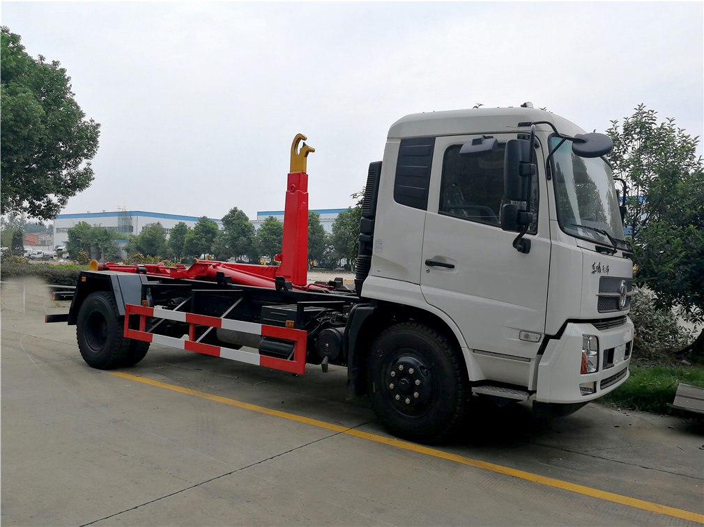 東風天錦12方車廂可卸垃圾車