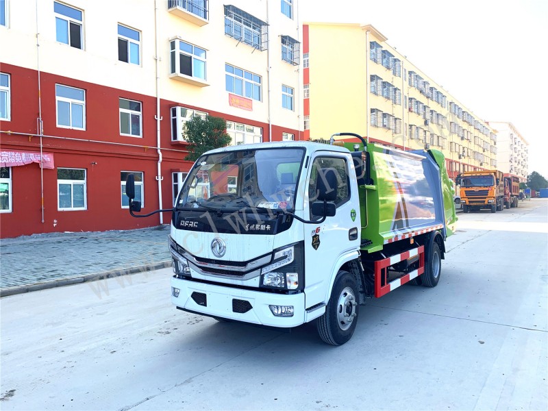 東風(fēng)6方壓縮式垃圾車廠家 6方壓縮式垃圾車價格 多利卡壓縮垃圾車報價