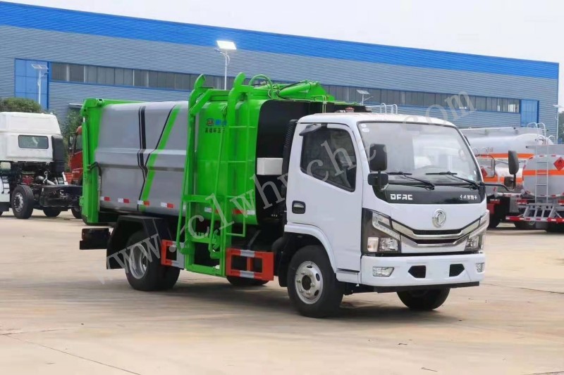 藍牌7.5方掛桶垃圾車價格  東風7.5方藍牌掛桶垃圾車廠家 藍牌掛桶垃圾車報價