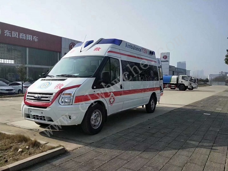 福特348長軸福星頂監護型救護車