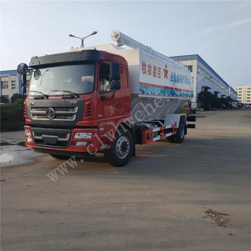 陜汽24方散裝飼料運輸車 散裝飼料運輸車價格 散裝飼料運輸車廠家 散裝飼料運輸車報價
